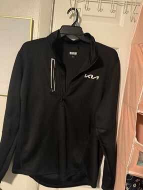 OGIO Black Performance Endurance Pullover with White Logo